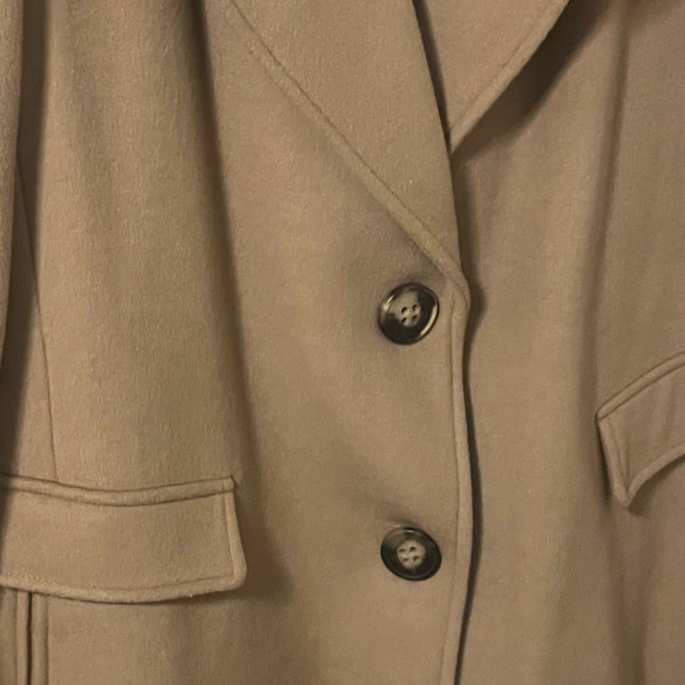 Calvin Coat Camel Color
